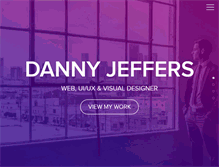 Tablet Screenshot of dannyjeffers.com